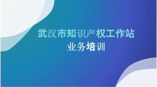 武漢知識產權工作站專項業務系列培訓 賦能創新主體，構筑服務高地